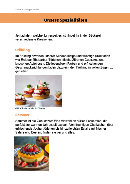 erste Setie, vierter Artikel